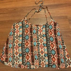 Flowy Printed Tank Top